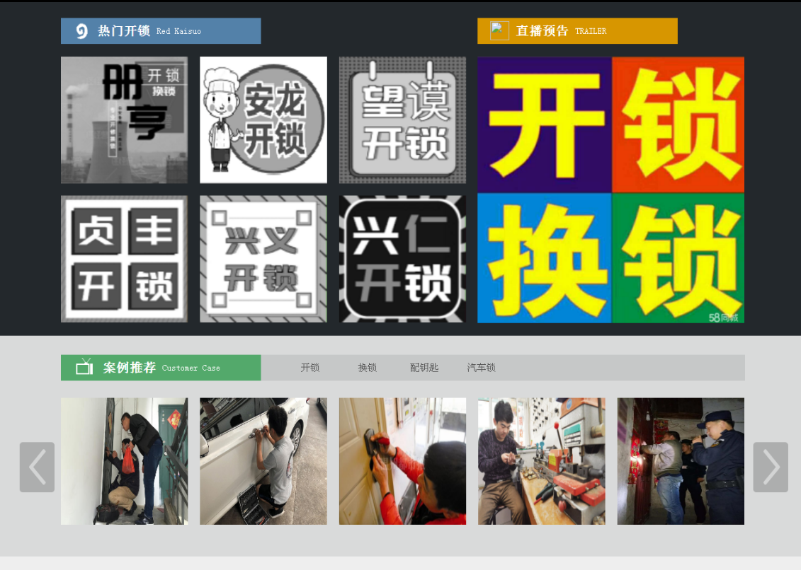 土默特右黔西南开锁网门户网站